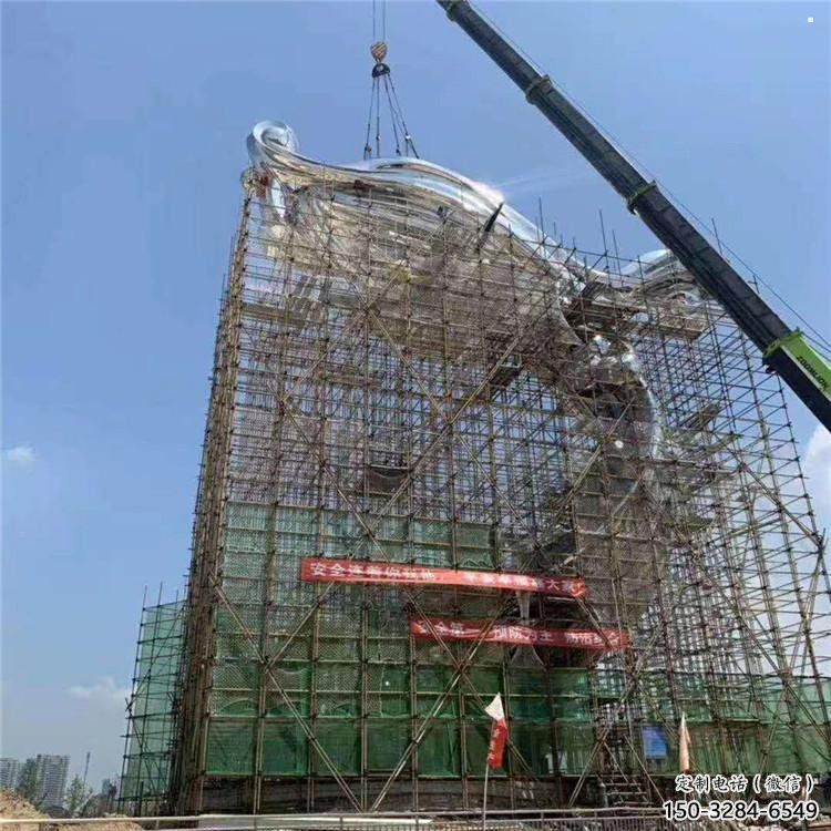 景觀祥云雕塑生產，景區(qū)案例，不銹鋼祥云雕塑優(yōu)選