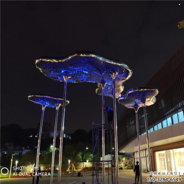 祥云雕塑供需，廣場(chǎng)雕塑，不銹鋼祥云雕塑定制