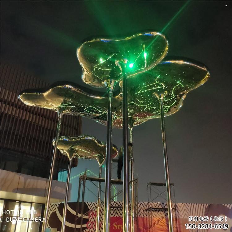 制造祥云雕塑定價，地標擺件，烤漆不銹鋼祥云雕塑精選