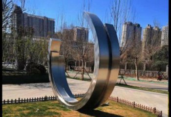 月亮船雕塑通用，街道標識，不銹鋼月亮船雕塑承接