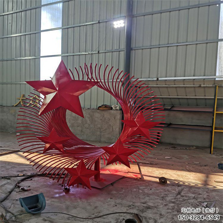 鏤空鳥翅雕塑承接，城市裝飾，大型不銹鋼鳥翅雕塑生產(chǎn)商