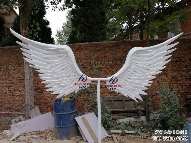 鳥翅雕塑標(biāo)準(zhǔn)，廣場(chǎng)雕塑，不銹鋼鳥翅雕塑供給