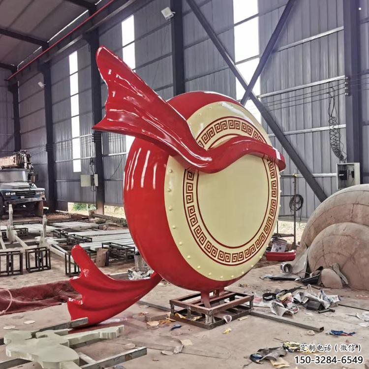 房地產大鼓雕塑