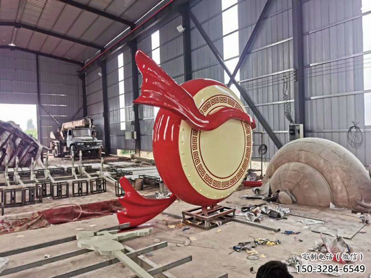 房地產戰鼓雕塑