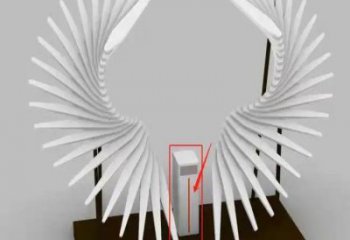 金屬天使之翼雕塑制作，城市裝飾，空間翅膀雕塑標(biāo)準(zhǔn)