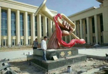 園林軍號(hào)雕塑