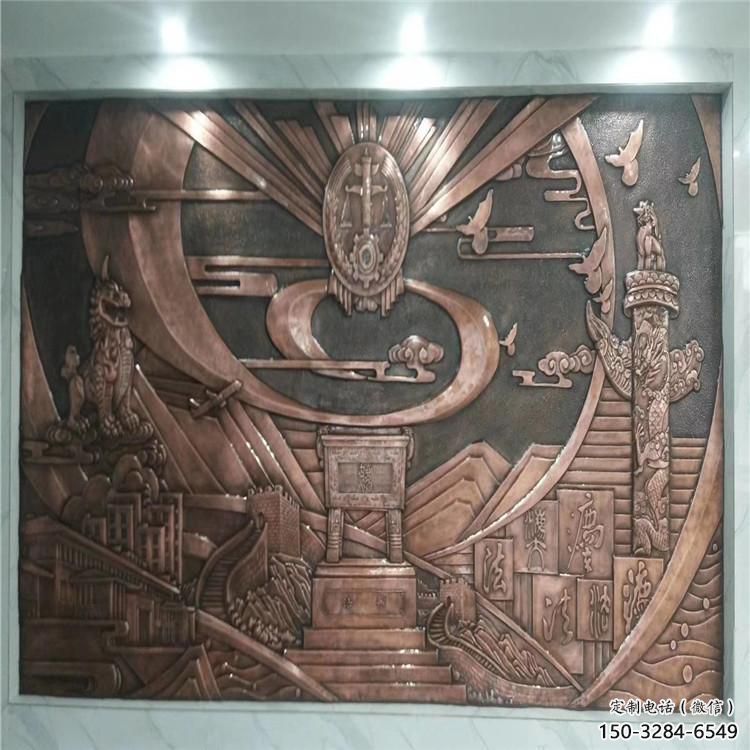 廣場(chǎng)浮雕定價(jià)，村標(biāo)概念，鍛銅浮雕廠家選用
