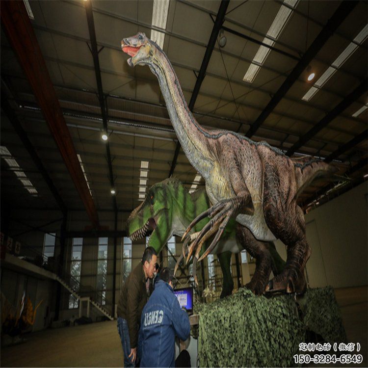 梅州戶外恐龍雕塑通用，多彩藝術，景觀玻璃鋼恐龍雕塑供應