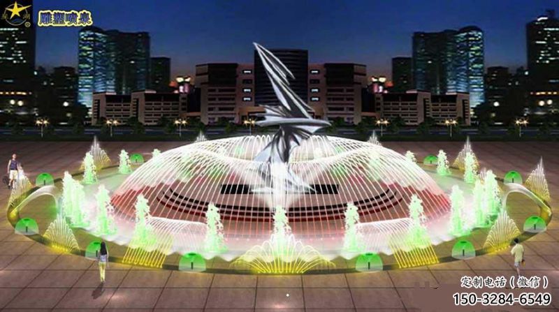 玉林水景搖擺噴泉雕塑，循環(huán)噴水模式噴泉雕塑加工