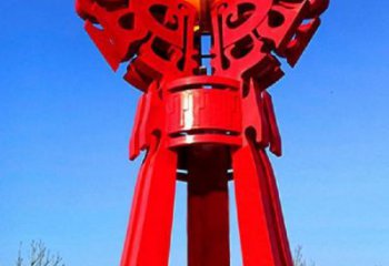 宣城精神堡壘火球雕塑，城市建筑雕塑，創(chuàng)意藝術設計