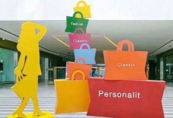 宿州購物人雕塑選定，景觀雕塑，不銹鋼購物人雕塑生產商