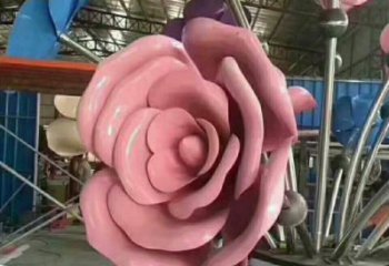 鼓樓牡丹花雕塑工廠優(yōu)選，城市裝飾，牡丹花花朵雕塑供給