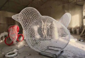 鼓樓鏤空小鳥(niǎo)雕塑精選，陸地?cái)[件，鐵藝?guó)B兒雕塑精品