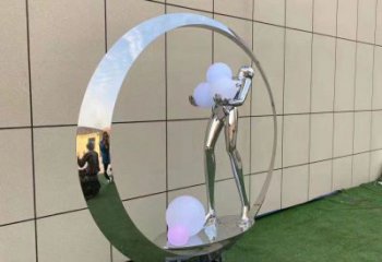 武威仙子雕塑展品，公園小品，景觀圓環仙子雕塑生產商