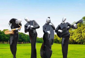 來賓住宅小區(qū)吹拉彈唱雕塑