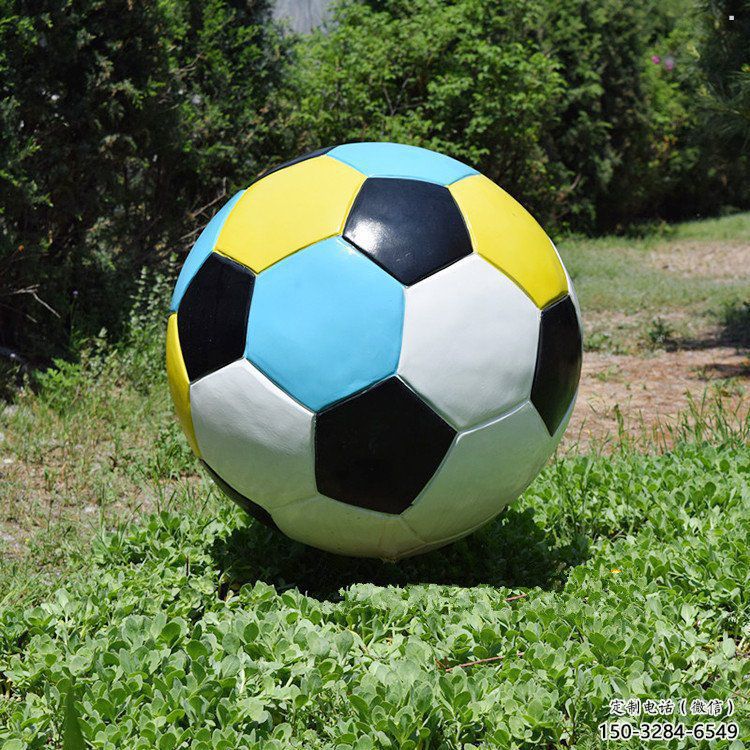 新樂籃球雕塑觀賞型，戶外擺放，玻璃鋼籃球雕塑定制廠家