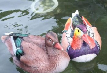 瓊海園林鴛鴦雕塑