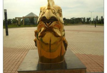 井陘不銹鋼生肖雕塑，鍍鈦工藝，公園廣場戶外擺放