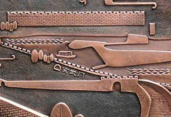 邢臺(tái)銅浮雕景墻雕塑，圓雕工藝