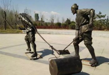 裕華民俗農夫雕塑