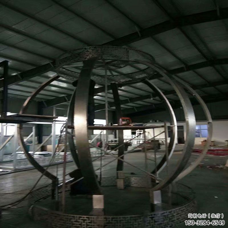 平頂山園林燈籠雕塑精選，陸地?cái)[件，公園不銹鋼燈籠雕塑精品