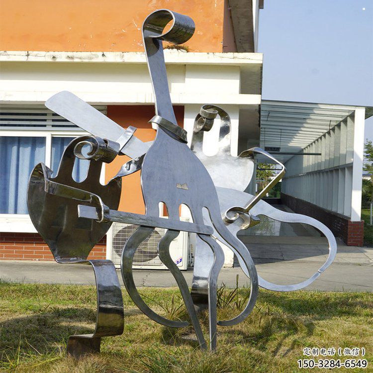 鄭州音樂符號雕塑預定，露天雕塑，公園廣場符號雕塑制作