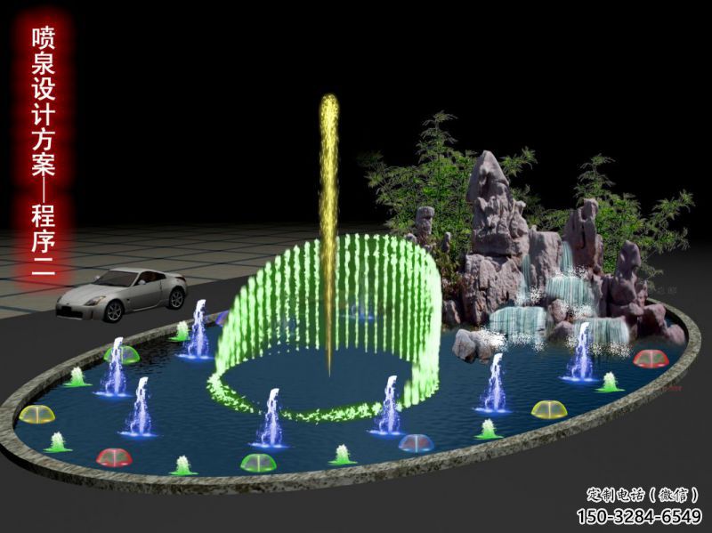 佳木斯旱地漂浮噴泉雕塑，水景藝術(shù)噴泉雕塑生產(chǎn)商