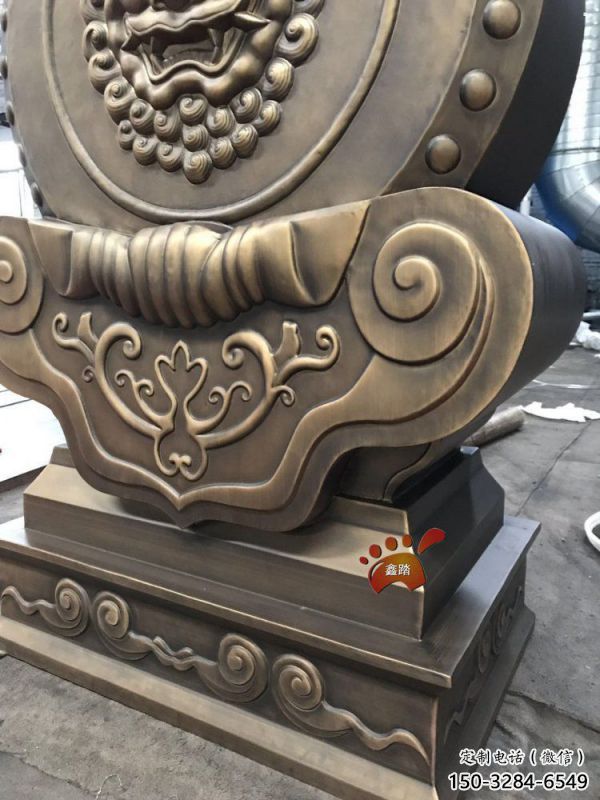 湖北抱箍鑄造觀賞型，露天雕塑，鑄銅抱箍雕塑訂做