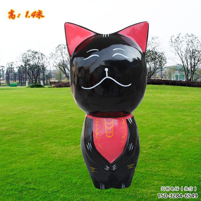 永州廣場小貓雕塑，動物擺件，仿古工藝