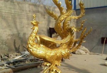 株洲鳳凰雕塑廠家，鍛造工藝，銅鳳凰雕塑廠家承接