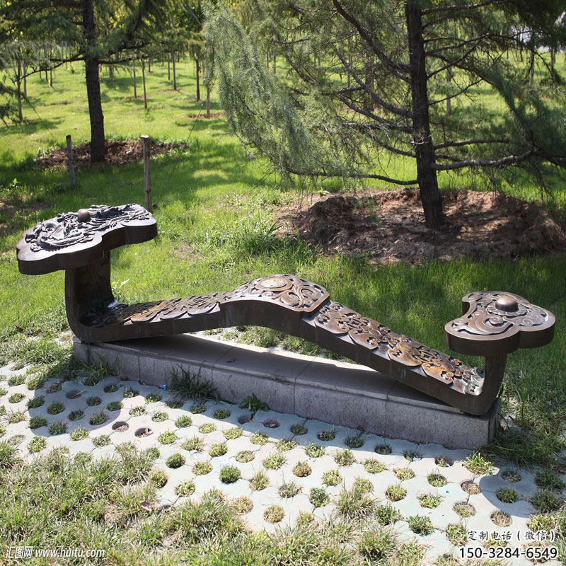 灣里景觀如意雕塑優選，陸地擺件，園林如意雕塑供應