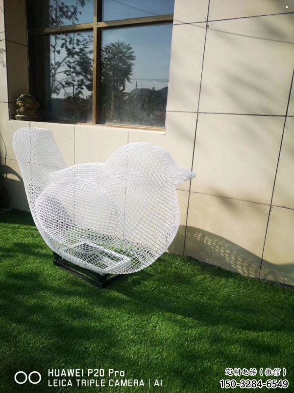 營口鏤空鳥雕塑供需，透雕系列，鐵藝小鳥雕塑制造商