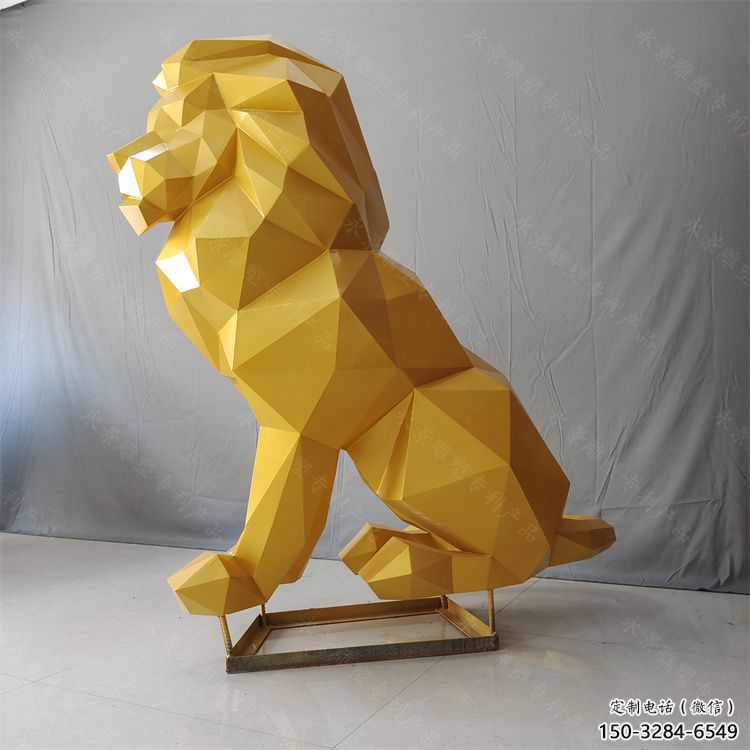 彭陽獅子雕塑服務商，動物雕塑，不銹鋼獅子雕塑制作