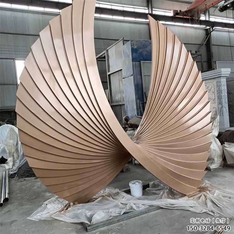 海南羽翼雕塑常用，景觀概念，不銹鋼羽翼雕塑展品