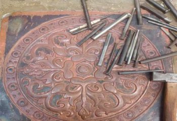 盤錦花卉浮雕精品，鍛銅構(gòu)件，別墅花卉浮雕廠家