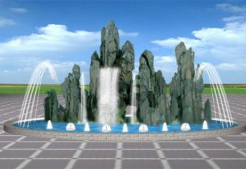 錦州電影變頻噴泉雕塑，水景噴泉雕塑承接