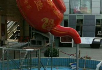 運城鐵藝水景天壺雕塑，噴泉雕塑，抽象天壺雕塑制作