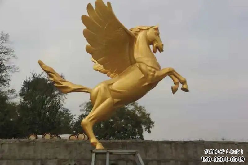 眉山園林金馬雕塑