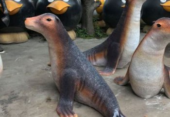 阿里園林海豹雕塑