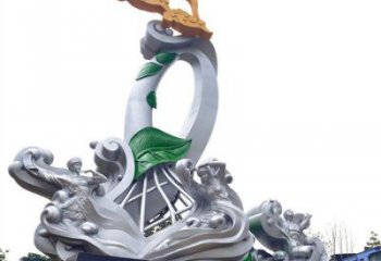 拱墅蘭花雕塑承接，城市裝飾，大型蘭花花朵雕塑公司